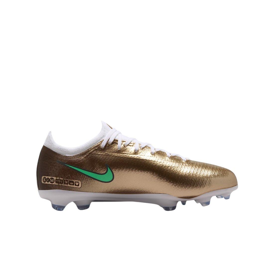 Nike Mercurial Vapor 17 Pro FG "Metallic Gold/Green Glow" Grade School Kids' Soccer Cleat - GOLD/GREEN